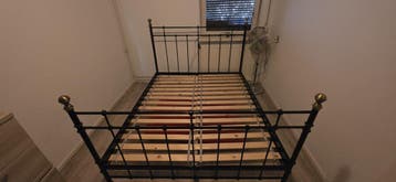 Gratis IKEA Tweepersoonsbed Zwart 160x200m - Gratis Afhalen