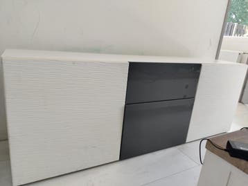 Ikea Besta kast met deuren en lades