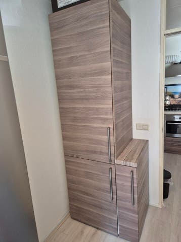 GRATIS IKEA Inbouwkoelkast met vriesvak en apothekerskast