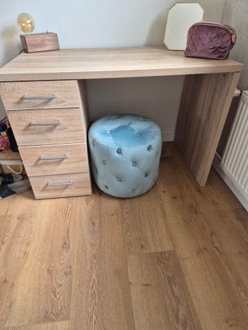 Modern bureau met lades - Licht houtkleur