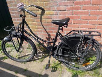 GRATIS OP TE HALEN - zwarte meisjesfiets 22 inch