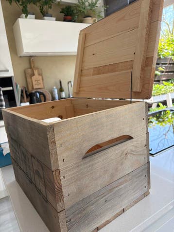 Gratis Houten Wijnkistje - Decoratief en Praktisch