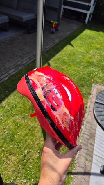 Cars fietshelm zgan - verstelbaar 51-55cm