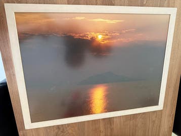 Whitewashed lijst 75x55cm (foto optioneel)