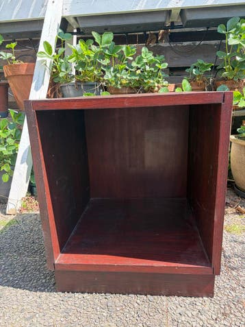 Gratis houten kastje - Buitenmaat 40x40x40 cm