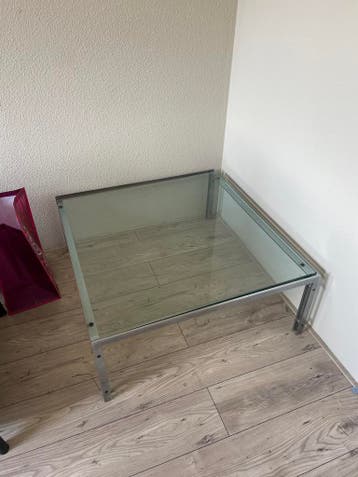 Glazen salon tafel / Gratis ophalen