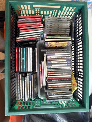 collectie klassieke en populaire CD's