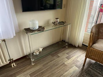 Gratis sidetable van glas