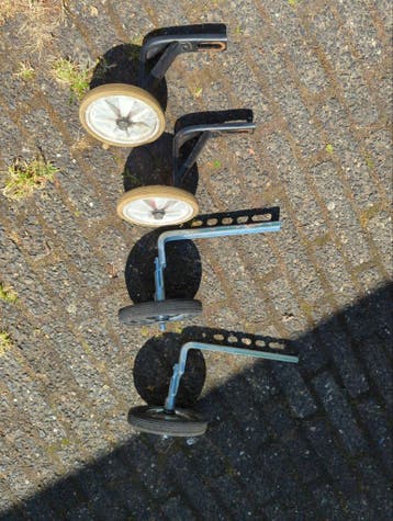 Set van 4 zijwieltjes voor kinderfiets