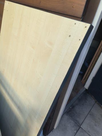 Gratis Licht houten bureau blad