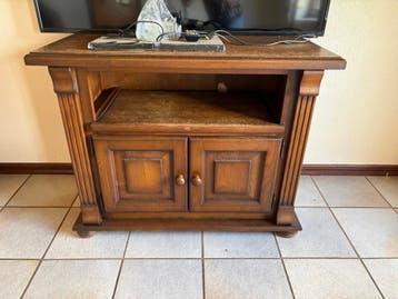Donker houten tv meubel 103x50x80 cm