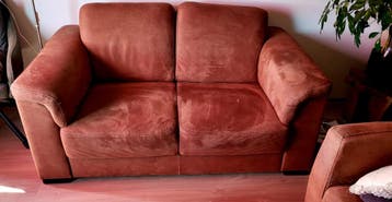 Comfortabele 2-zitsbank en fauteuil set