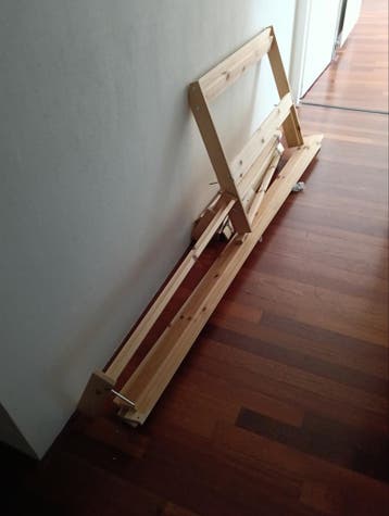 Eenpersoonsbed met matras - Wegens verhuizing