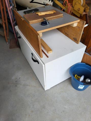 Bureau met opbergruimte van Ikea