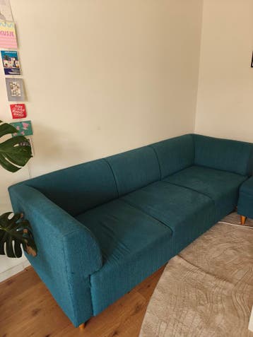 Blauwe bank 230x90x75
