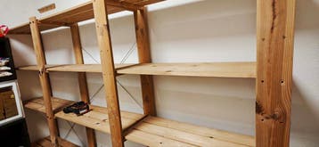 Houten opbergrek - stevig en veelzijdig