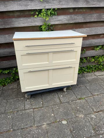 Keuken onderkast 3 laden 100cm opknapper