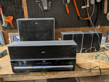 JVC TH-D5 DVD Home Theater System - Compleet Set