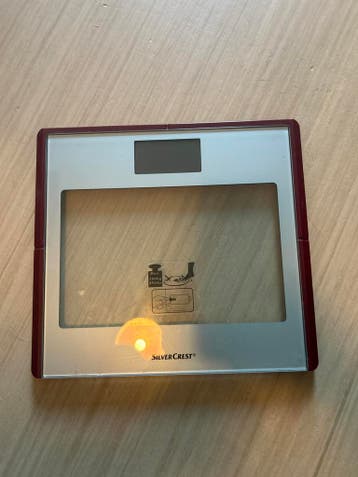 Digitale Personenweegschaal SilverCrest - Zilver/Rood