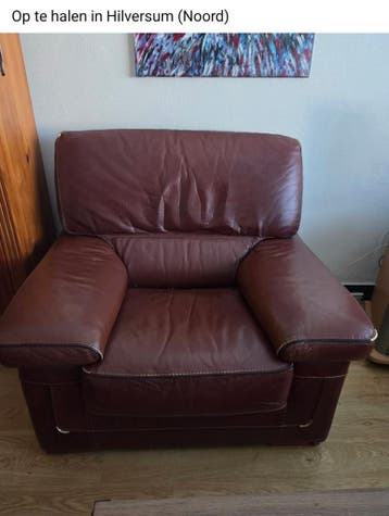 Gratis Bruine fauteuil ( moet snel weg)