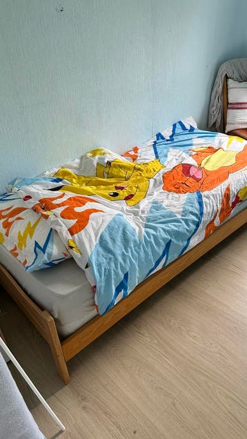 Eenpersoonsbed 200x85 cm - Hout