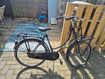 Gratis Avalon transportfiets met voordrager - Zwart