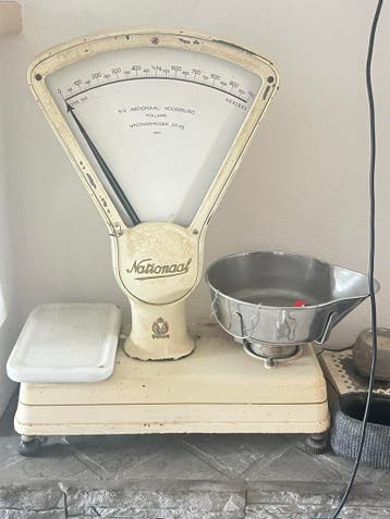 Vintage Nationale Weegschaal - 20 kg - Decoratief