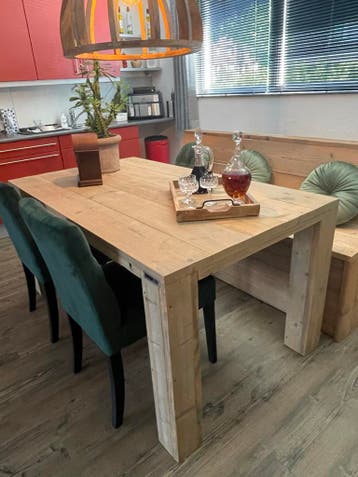 Gratis Nieuwe Steigerhouten Eettafel - 160x90 cm