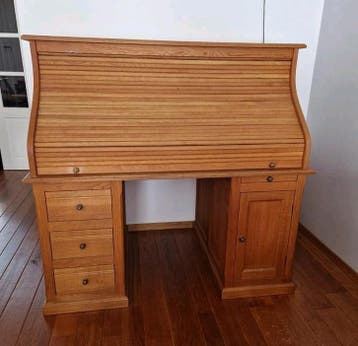 Secretaire van blank eikenhout - Zeer nette staat