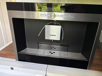 Espressomachine inbouw Siemens MOET WEG