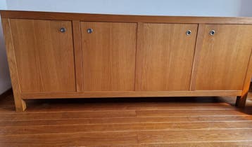 Set van 2 eiken dressoirs/kasten - zo goed als nieuw