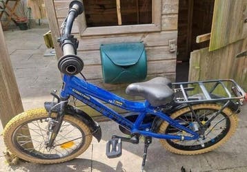 Blauwe fiets Loekie 12 inch - gratis af halen in Utrecht