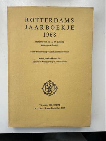 Rotterdams Jaarboekje 1968 - Historisch Genootschap