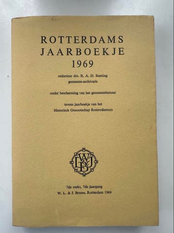 Rotterdams Jaarboekje 1969 - Historisch Genootschap
