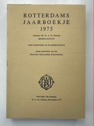 Rotterdams Jaarboekje 1975 - Historisch Genootschap