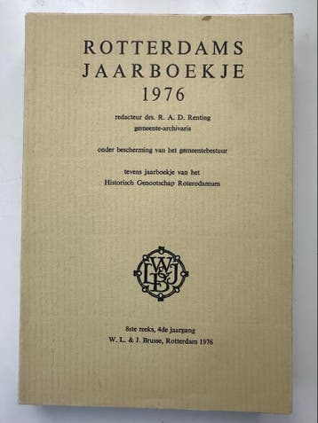 Rotterdams Jaarboekje 1976 - Historisch Genootschap