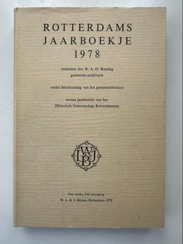 Rotterdams Jaarboekje 1978 - Historisch Genootschap