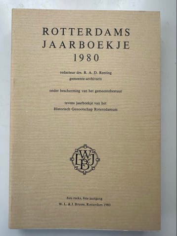 Rotterdams Jaarboekje 1980 - Historisch Genootschap
