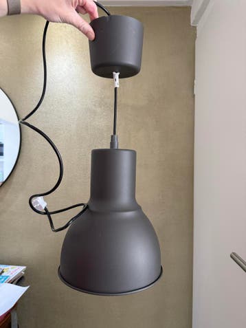 IKEA Hektar Hanglamp 22cm Grijs - Zo goed als nieuw