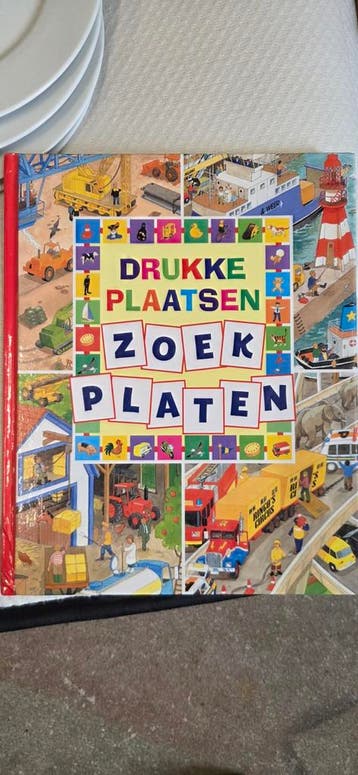 Drukke Plaatsen Zoekplaten - Zoekboek voor kinderen