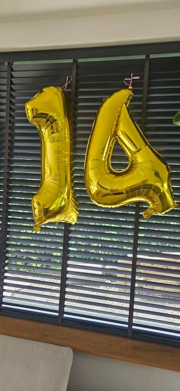 Folie ballonnen 14 jaar