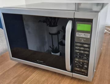 Gratis ophalen Sharp R-967(IN) Combimagnetron - Zilver