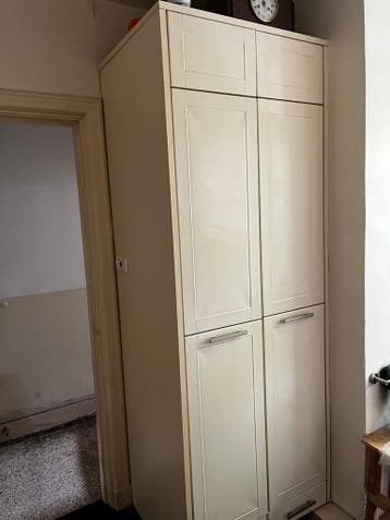 Hoekkast voor wasmachine en droger