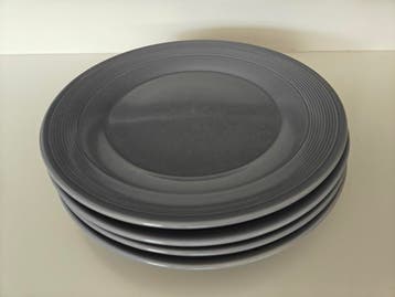 Set van 4 borden - paars