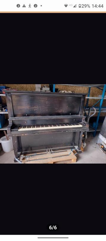 Zwarte piano - Gebruikt