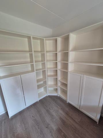 Billy boekenkastcombinatie voor hoek