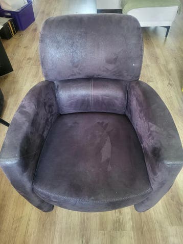 4 Antraciet Suède-look Eetkamerstoelen met Wieltjes