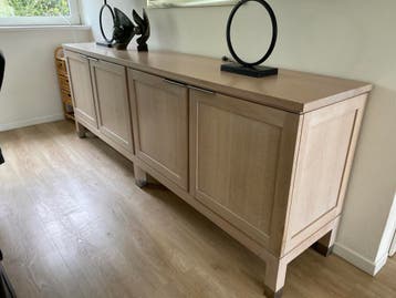 Gratis afhalen: eikenhouten dressoir lengte 250 cm