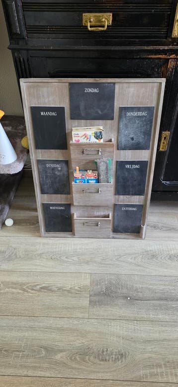 Krijtbord weekplanner voor gezin - ideaal voor overzicht