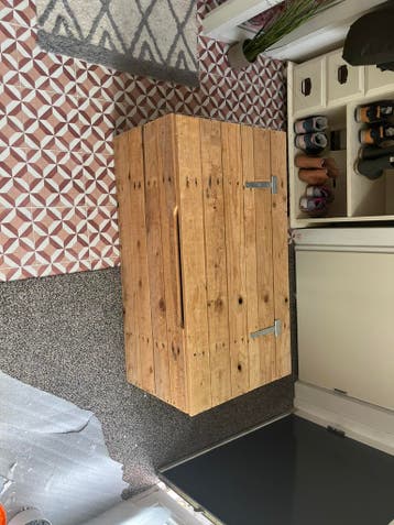 Gratis klepkist van steigerhout